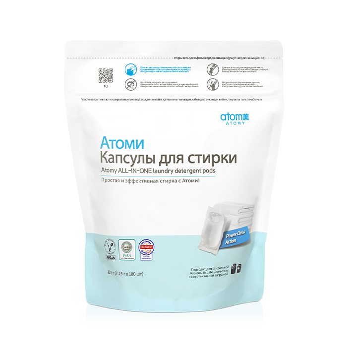 Атоми Капсулы для стирки (100 шт) | Atomy Russia